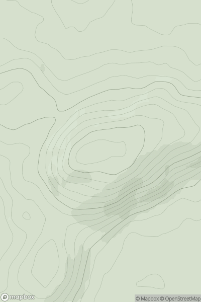 Thumbnail image for Mochrum Fell [The Glenkens to Annandale] showing contour plot for surrounding peak